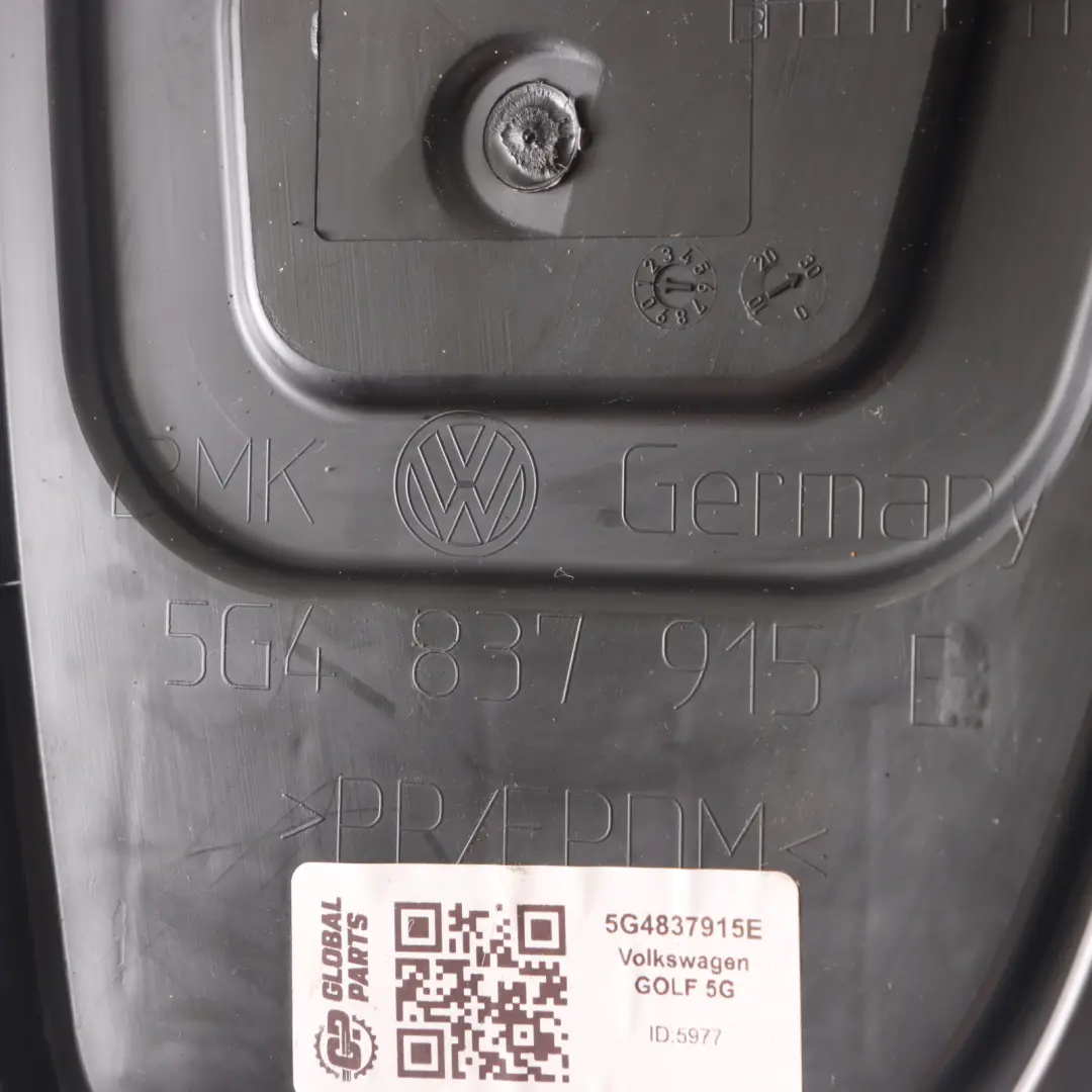 Volkswagen Golf 7 Embellecedor Panel Interior Delantero Izquierdo - SKU 5G4837915E - Número de pieza 5G4837915E