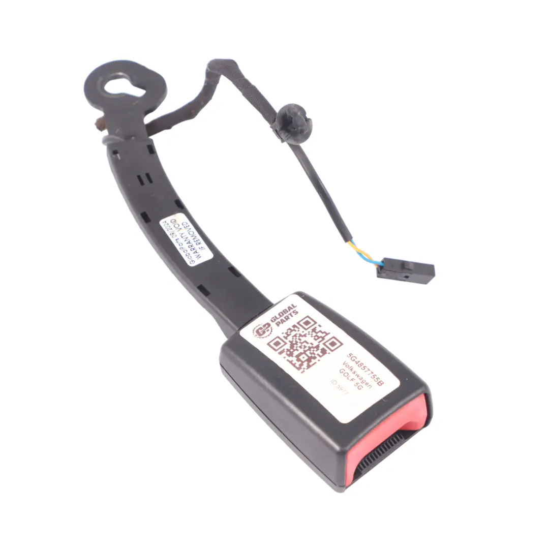 Volkswagen Golf 5G Vorder Sitz Gurtschnalle Schloss Verriegelung - SKU 5G4857755B - Teilenummer 5G4857755B