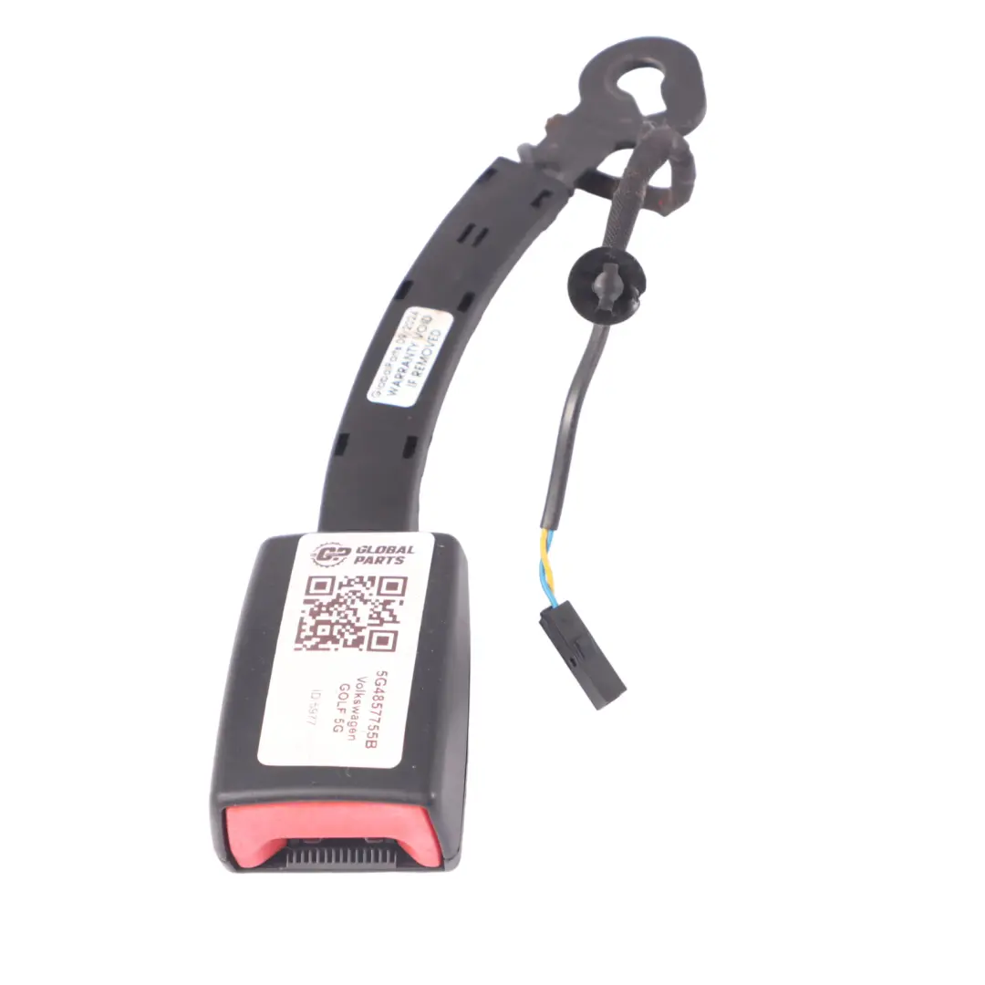 Volkswagen Golf 5G Boucle ceinture sécurité gauche Latch Catch Lock - SKU 5G4857755B - Numéro de pièce 5G4857755B