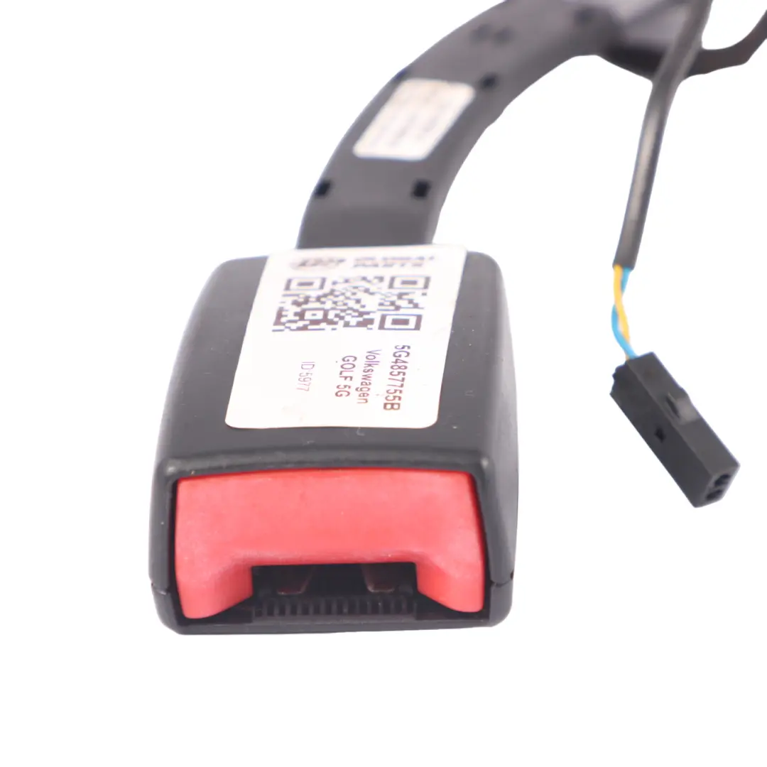 Volkswagen Golf 5G Boucle ceinture sécurité gauche Latch Catch Lock - SKU 5G4857755B - Numéro de pièce 5G4857755B