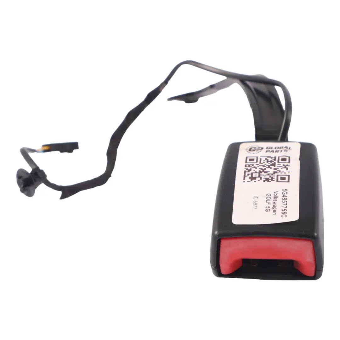 Fibbia cintura di sicurezza anteriore destra per Volkswagen Golf Mk7 con numero di parte 5G4857756C Volkswagen Golf Mk7 Fibbia cintura di sicurezza anteriore destra - SKU 5G4857756C - Numero di parte 5G4857756C