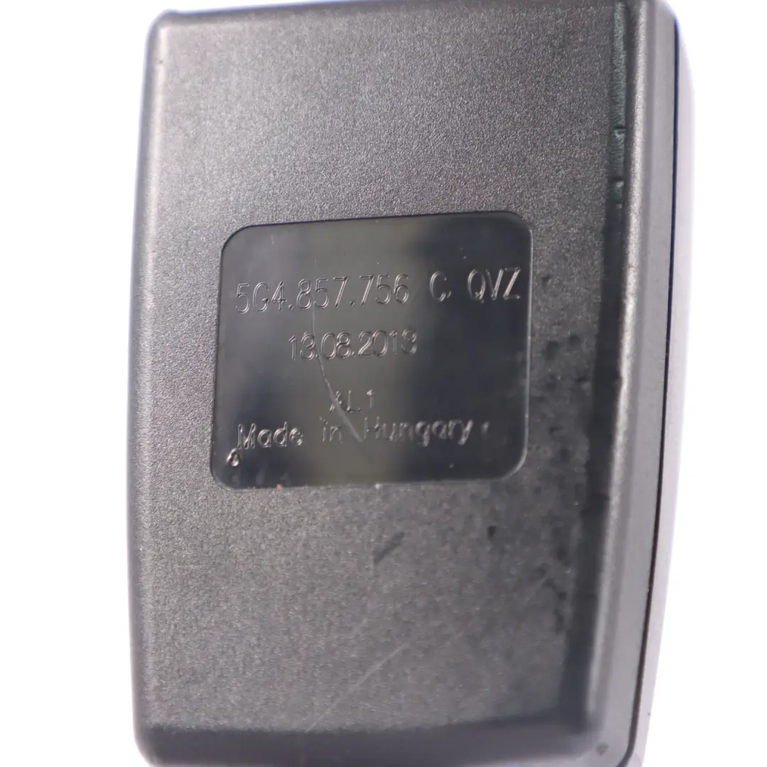 Volkswagen Golf Mk7 Fibbia cintura di sicurezza anteriore destra - SKU 5G4857756C - Numero di parte 5G4857756C
