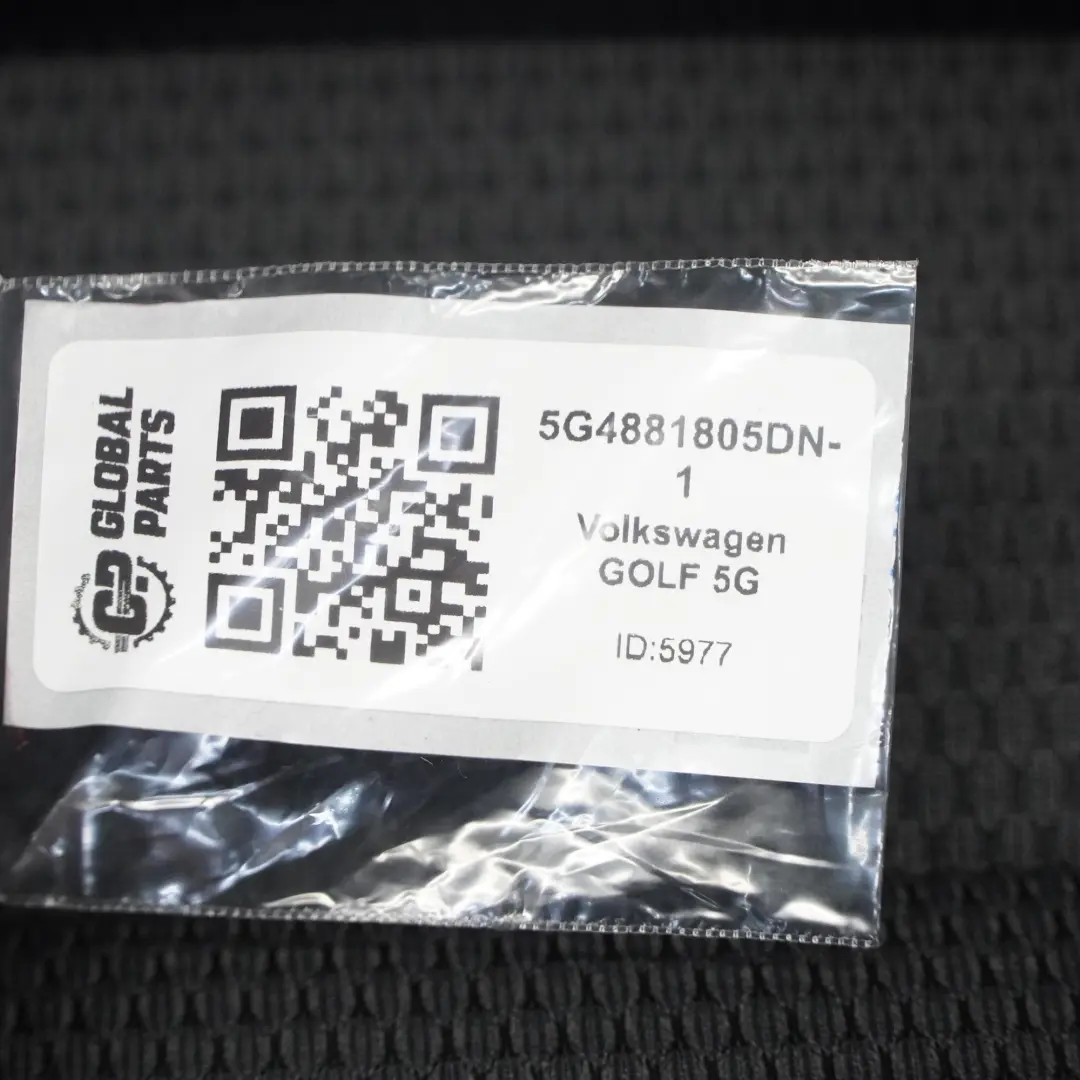 Volkswagen Golf Mk7 5G Sedile anteriore sinistro Comfort Interno Tessuto Panno - SKU 5G4881805DN-1 - Numero di parte 5G4881805DN-1