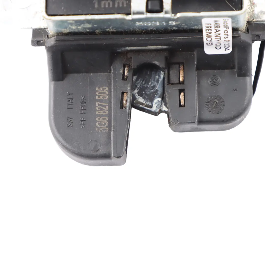 5G Mécanisme de verrouillage du coffre et du hayon pour Volkswagen Golf à propos du numéro de pièce 5G6827505 Volkswagen Golf 5G Mécanisme de verrouillage du coffre et du hayon - SKU 5G6827505 - Numéro de pièce 5G6827505