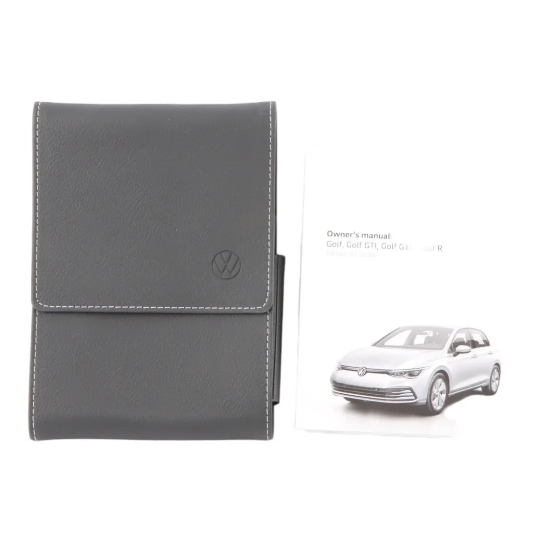 Mk8 Owner's Handbook Manual Book Pouch Case Wallet Set to Volkswagen VW Golf with Part number 5H0012720AK Volkswagen VW Golf Mk8 Owner's Handbook Manual Book Pouch Case Wallet Set - SKU 5H0012720AK - Part number 5H0012720AK