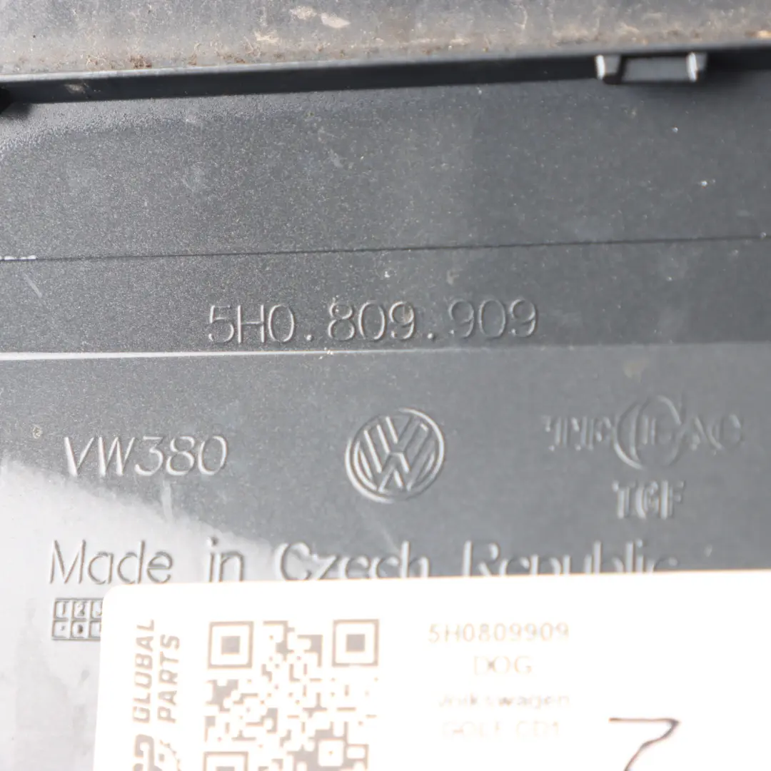 VW Volkswagen Golf 8 CD1 Fuel Filler Flap Cap Panel Dolphin Grey C7Q L - SKU 5H0809909-DOG - Part number 5H0809909