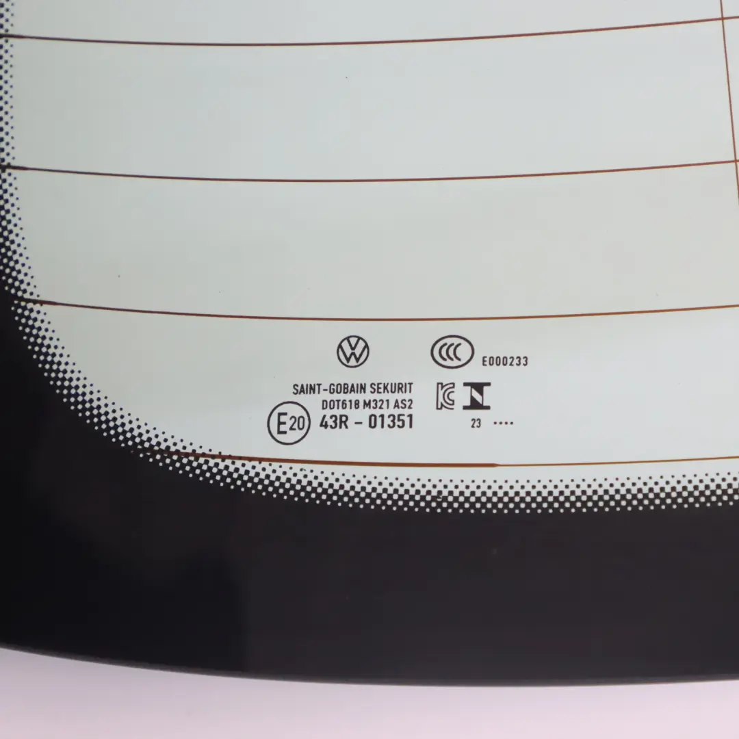 VW Volkswagen Golf Mk7 Tail Rear Window Glass Glazing - SKU 5H0845051N - Part number 5H0845051N