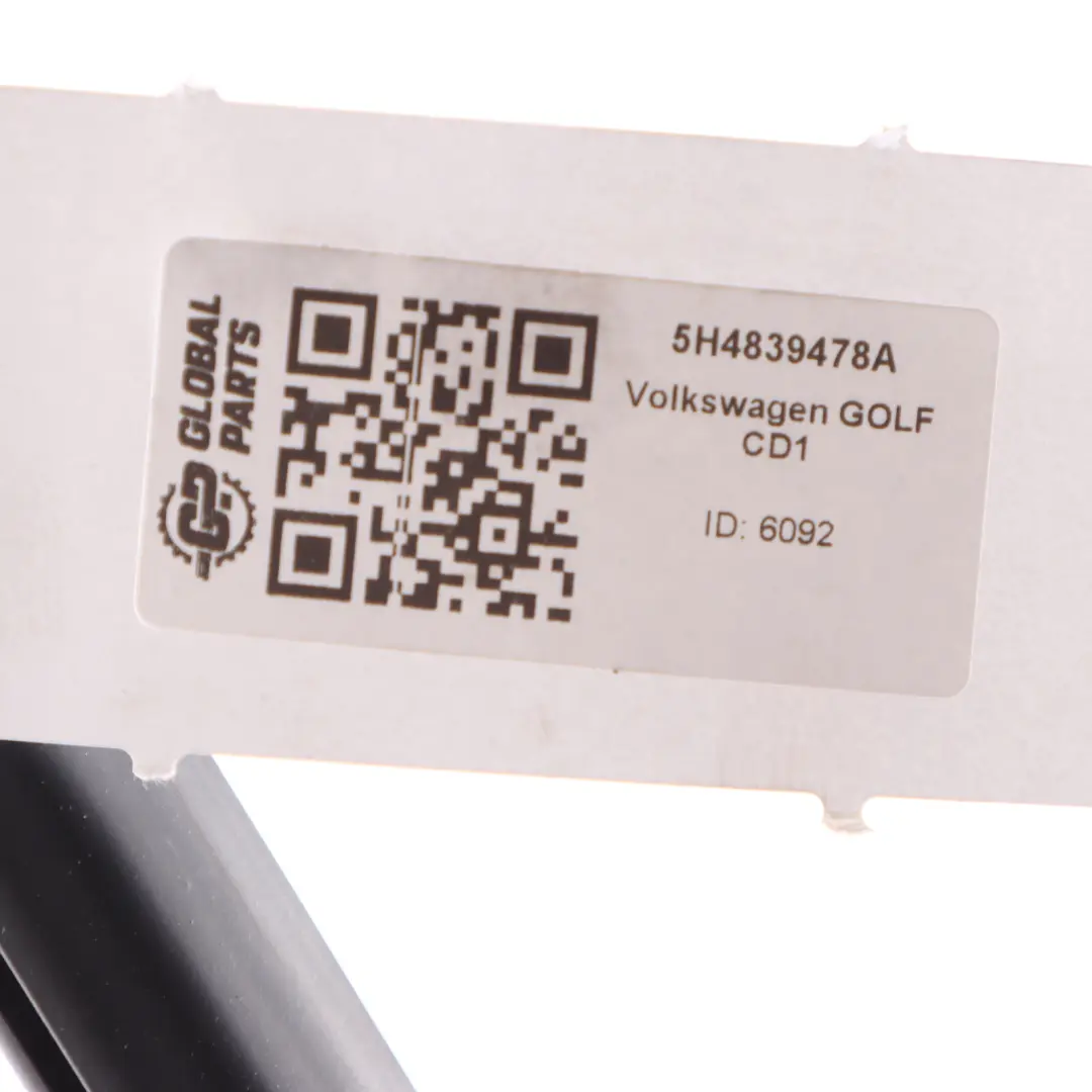 Window Strip Rear Door Right O/S Trim Moulding to Volkswagen Golf CD1 with Part number 5H4839478A Volkswagen Golf CD1 Window Strip Rear Door Right O/S Trim Moulding - SKU 5H4839478A - Part number 5H4839478A