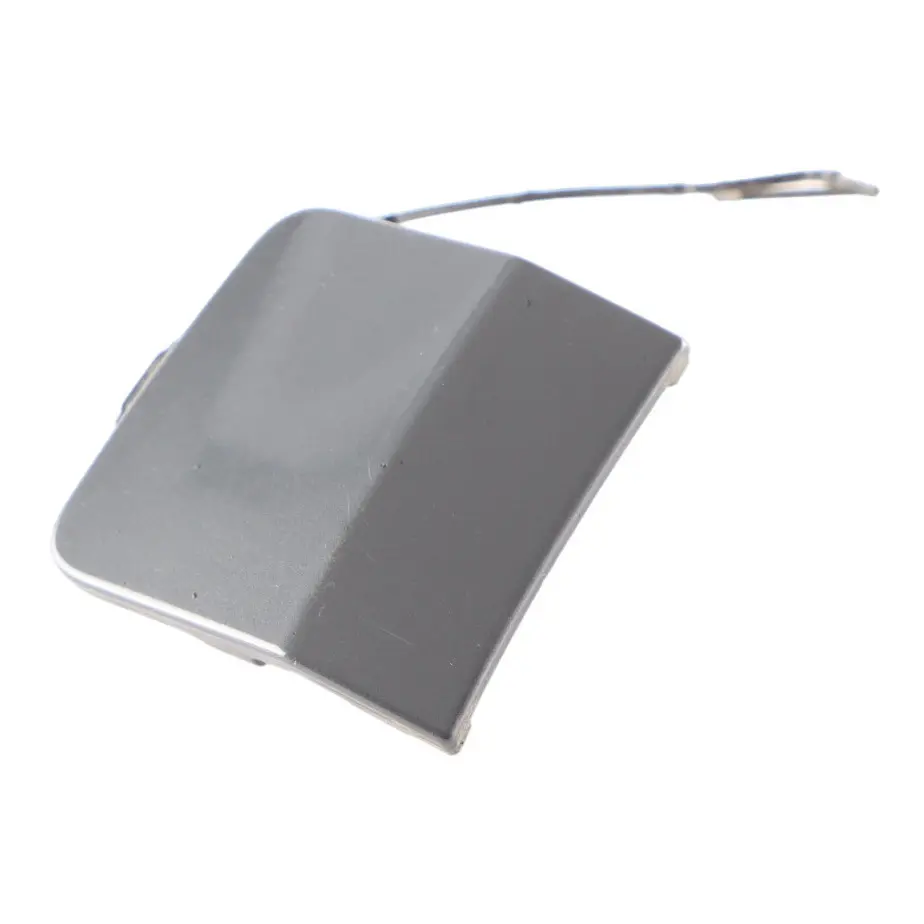 Bumper Towing Eye Cover Cap Dolphin Grey - C7Q to Volkswagen Golf 8 Rear with Part number 5H6807441 Volkswagen Golf 8 Rear Bumper Towing Eye Cover Cap Dolphin Grey - C7Q - SKU 5H6807441-DOG - Part number 5H6807441