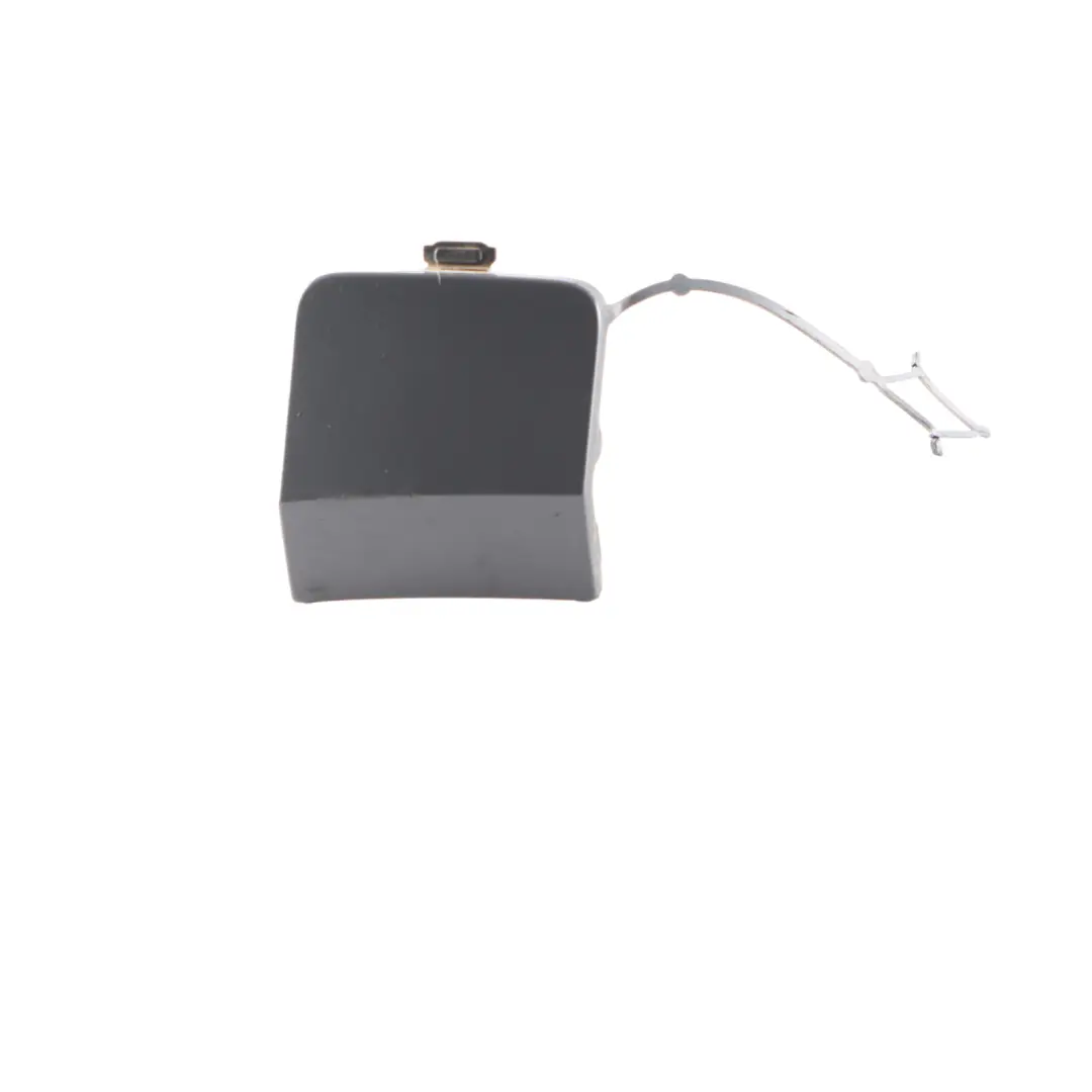 Bumper Towing Eye Cover Cap Dolphin Grey - C7Q to Volkswagen Golf 8 Rear with Part number 5H6807441 Volkswagen Golf 8 Rear Bumper Towing Eye Cover Cap Dolphin Grey - C7Q - SKU 5H6807441-DOG - Part number 5H6807441