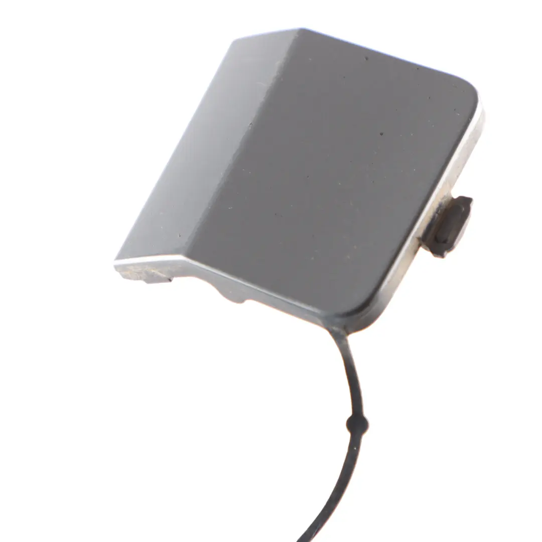 Bumper Towing Eye Cover Cap Dolphin Grey - C7Q to Volkswagen Golf 8 Rear with Part number 5H6807441 Volkswagen Golf 8 Rear Bumper Towing Eye Cover Cap Dolphin Grey - C7Q - SKU 5H6807441-DOG - Part number 5H6807441