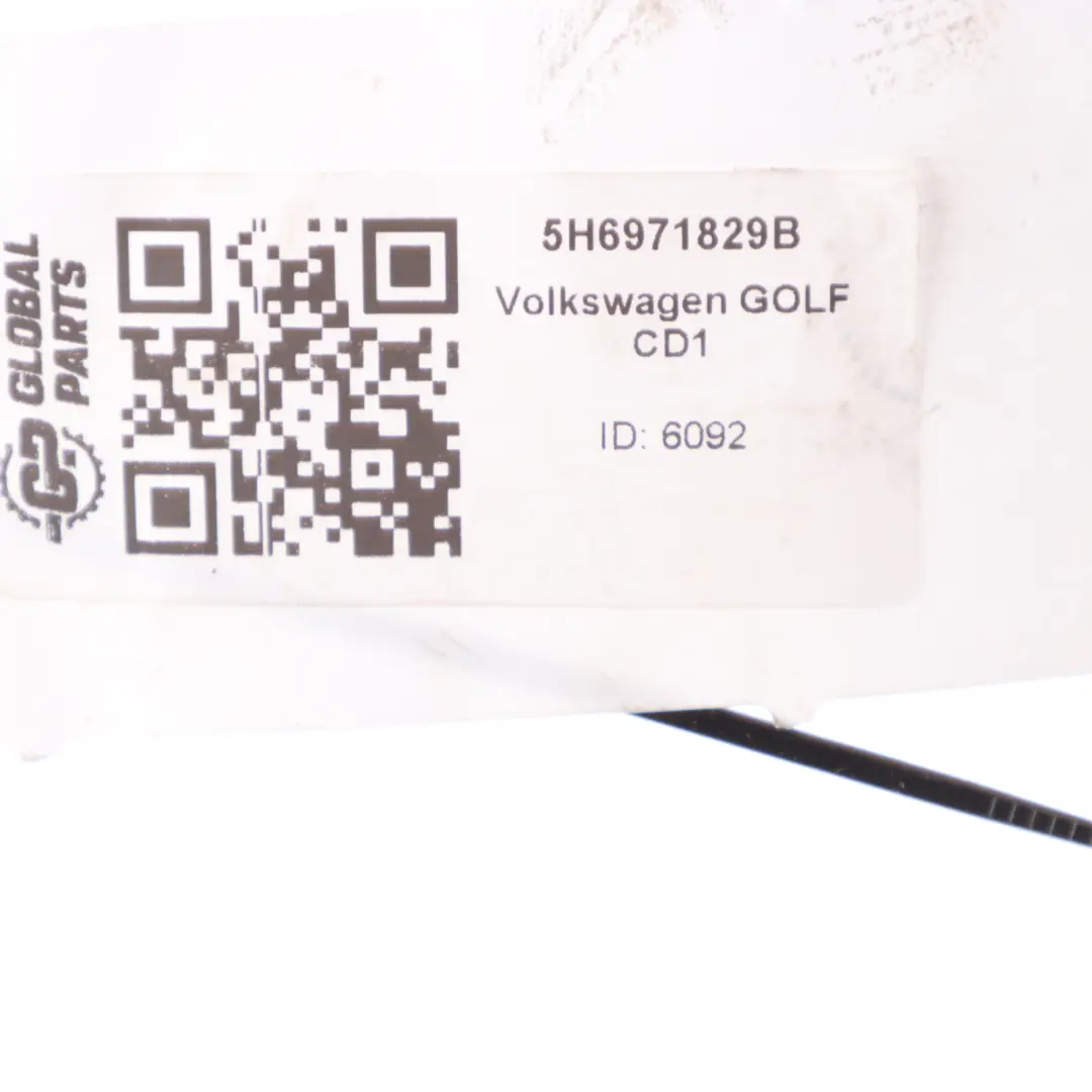 Volkswagen Golf CD1 Portellone posteriore Coperchio baule Cablaggio gomma - SKU 5G6971829B - Numero di parte 5H6971829B