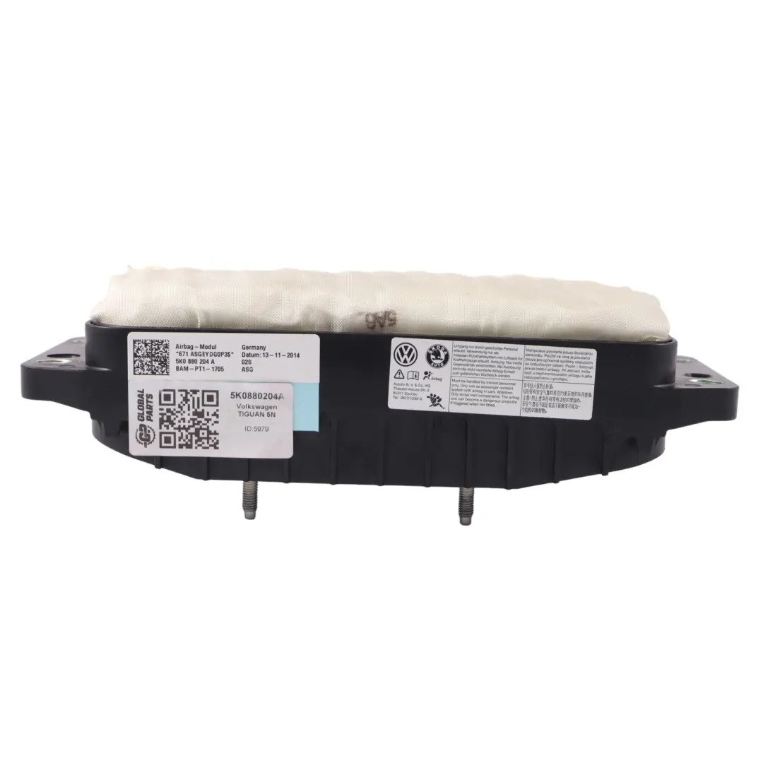 Volkswagen Sharan 7N Air Module Unit Dashboard Passenger Side - SKU 5K0880204A - Part number 5K0880204A