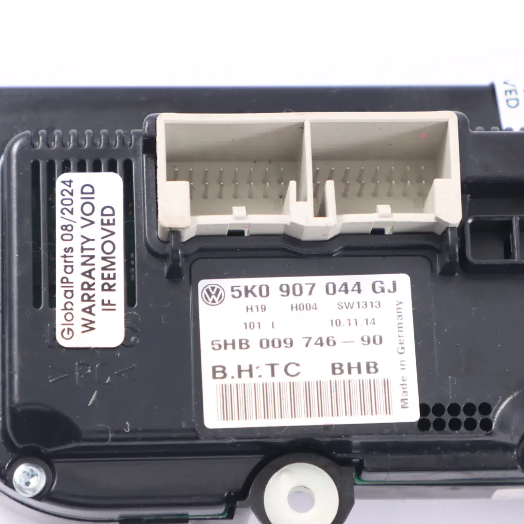 Volkswagen Tiguan 5N Panel Aire Acondicionado Interruptor Climático - SKU 5K0907044HA - Número de pieza 5K0907044HA