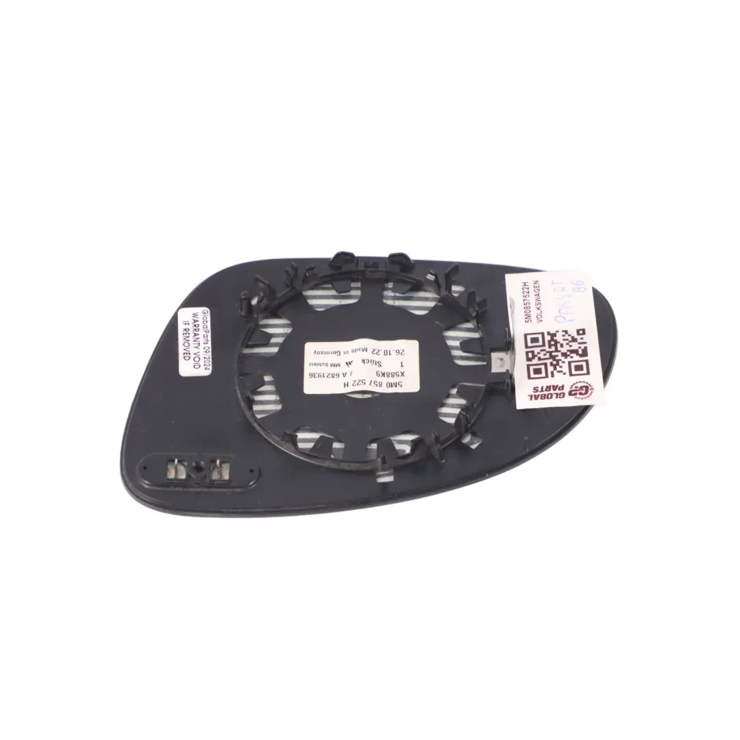 Specchio Alare Destro Vista Esterna Porta per VW Volkswagen PASSAT B6 con numero di parte 5M0857522H VW Volkswagen PASSAT B6 Specchio Alare Destro Vista Esterna Porta - SKU 5M0857522H - Numero di parte 5M0857522H