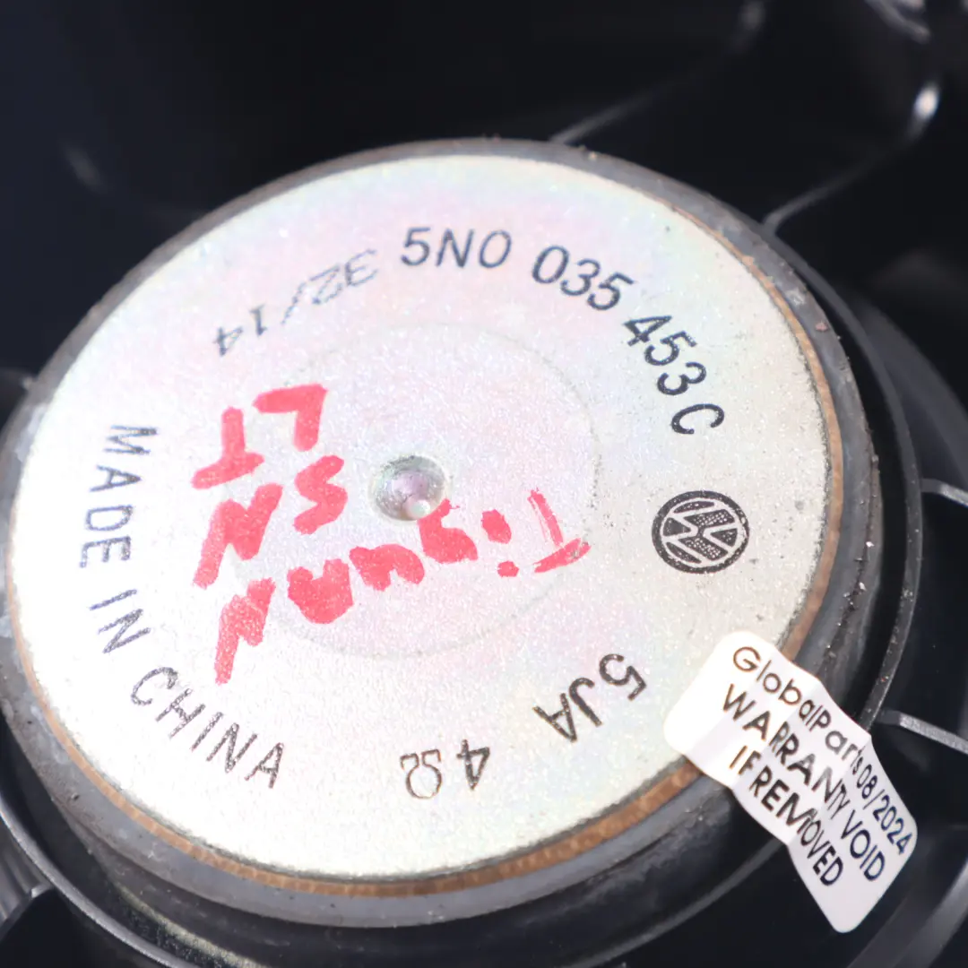 Volkswagen VW Tiguan 5N Głośnik Drzwi Tylnych Lewy Prawy - SKU 5N0035453C - Numer Części 5N0035453C