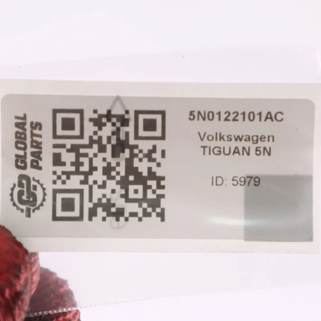 Volkswagen Tiguan 5N Tubi dell'acqua Tubi del liquido raffreddamento - SKU 5N0122101AC - Numero di parte 5N0122101AC