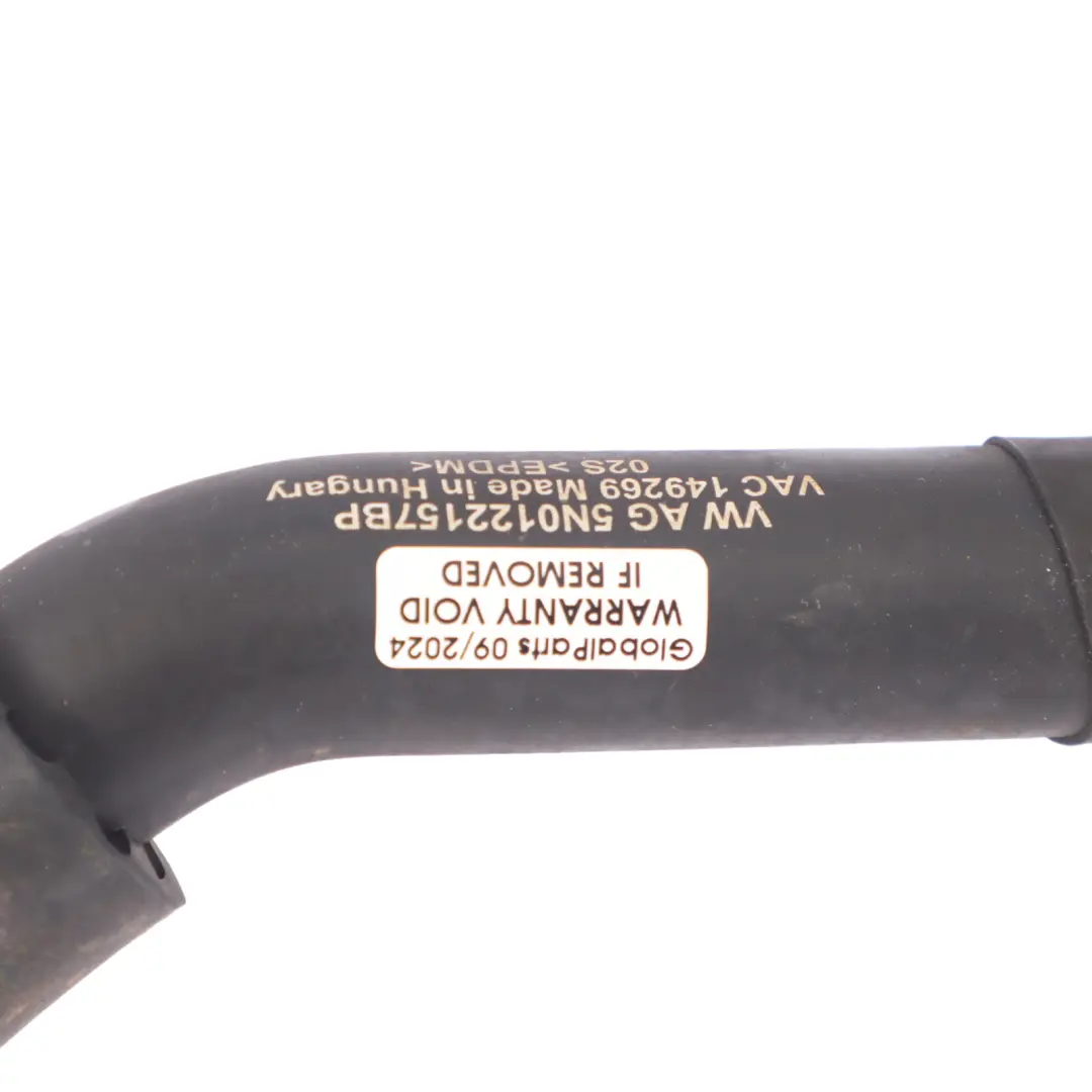 Volkswagen VW Tiguan 5N Wasserleitung Schlauch Kühlmittel Kühlung - SKU 5N0122157BP - Teilenummer 5N0122157BP