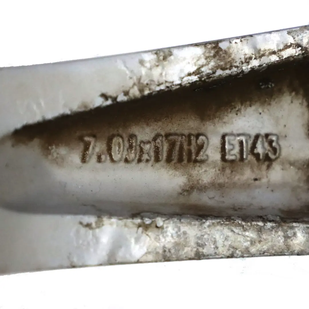 Alloy Wheel Rim 17" ET:43 7J to Volkswagen Tiguan 5N Silver with Part number 5N0601025AH Volkswagen Tiguan 5N Silver Alloy Wheel Rim 17" ET:43 7J - SKU 5N0601025AH-2 - Part number 5N0601025AH