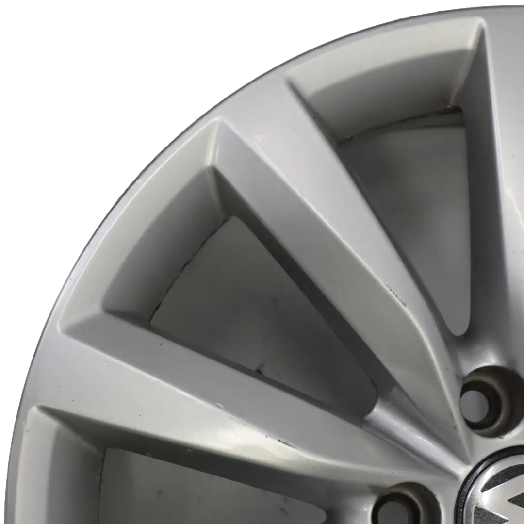 Volkswagen Tiguan 5N Srebrna Felga Aluminiowa 17" ET:43 7J - SKU 5N0601025AH-2 - Numer Części 5N0601025AH