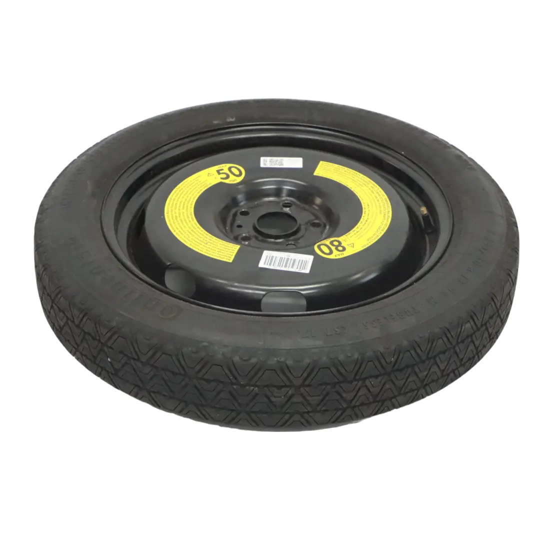 VW Volkswagen Tiguan 5N Rueda de Recambio Acero R18 145/80 - SKU 5N0601027E - Número de pieza 5N0601027E