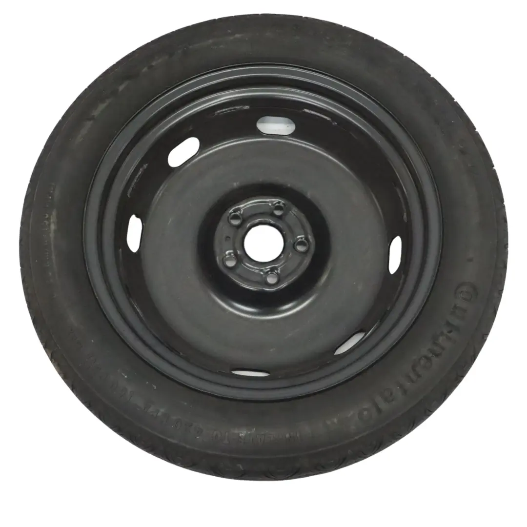 Ersatzrad Stahlfelge R18 Reifen 145/80 für Volkswagen Tiguan 5N mit Teilenummer 5N0601027E Volkswagen Tiguan 5N Ersatzrad Stahlfelge R18 Reifen 145/80 - SKU 5N0601027E - Teilenummer 5N0601027E