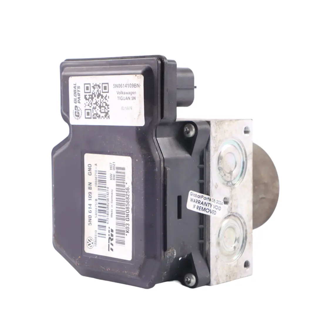 Module de l'unité freinage pompe ABS pour Volkswagen VW Tiguan 5N à propos du numéro de pièce 5N0614109BN Volkswagen VW Tiguan 5N Module de l'unité freinage pompe ABS - SKU 5N0614109BN - Numéro de pièce 5N0614109BN