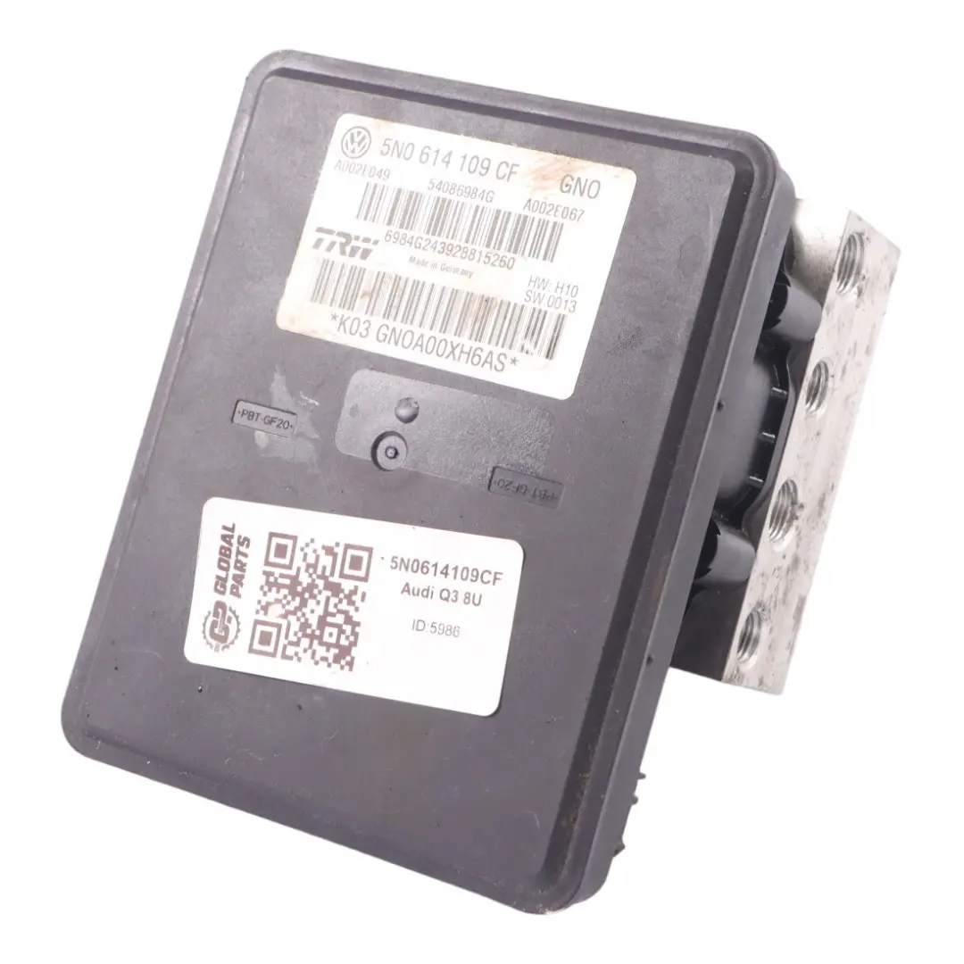 Module De Commande De Freinage De Roue Et Pompe ABS pour Audi Q3 8U à propos du numéro de pièce 5N0614109CF Audi Q3 8U Module De Commande De Freinage De Roue Et Pompe ABS - SKU 5N0614109CF - Numéro de pièce 5N0614109CF