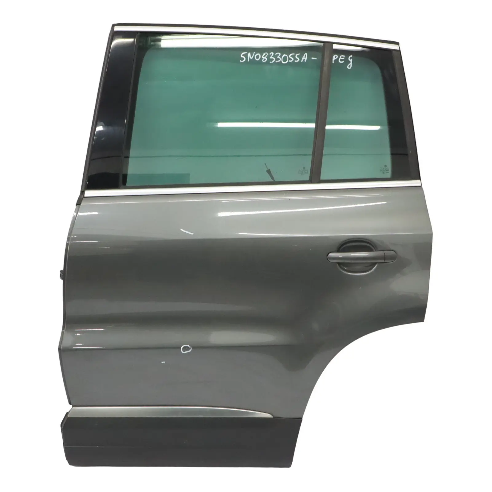 Volkswagen VW Tiguan 5N Porta Posteriore Sinistra Grigio Pepe Metallizzato - D7R