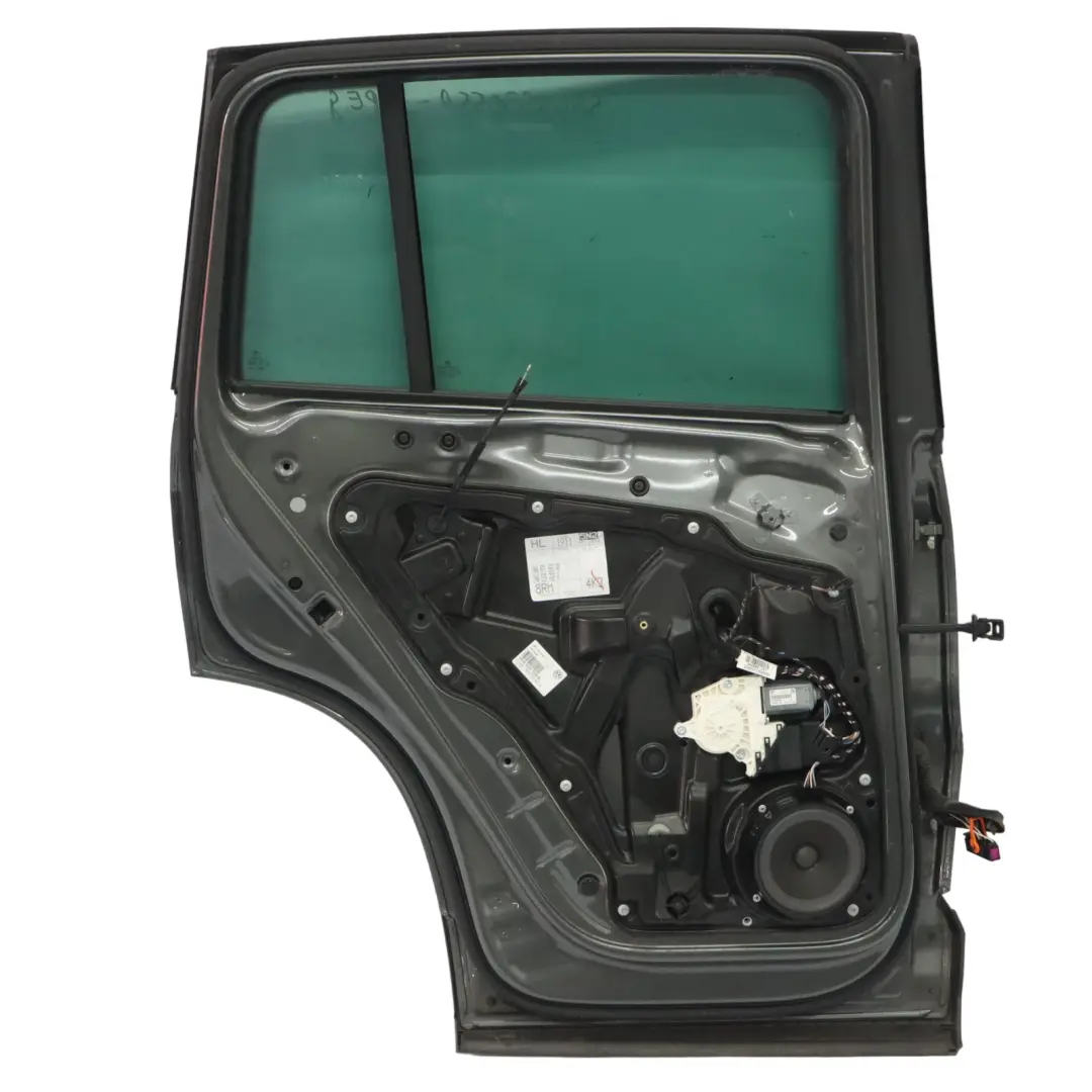 Door Rear Left N/S Pepper Grey Metallic - D7R to Volkswagen VW Tiguan 5N with Part number 5N0833055A Volkswagen VW Tiguan 5N Door Rear Left N/S Pepper Grey Metallic - D7R - SKU 5N0833055A-PEG - Part number 5N0833055A