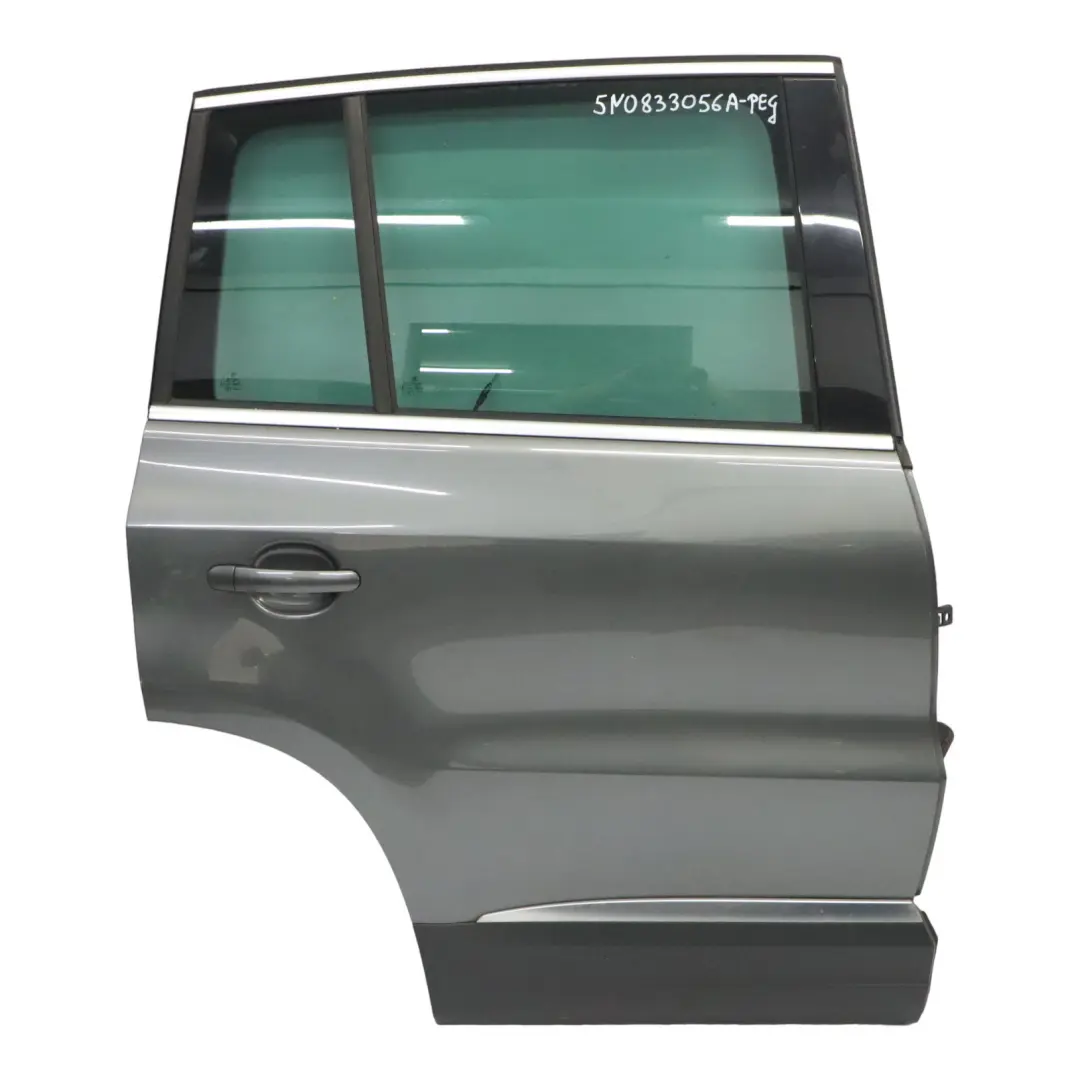 Tür hinten rechts Pepper Grey Metallic - D7R für Volkswagen VW Tiguan 5N mit Teilenummer 5N0833056A Volkswagen VW Tiguan 5N Tür hinten rechts Pepper Grey Metallic - D7R - SKU 5N0833056A-PEG - Teilenummer 5N0833056A
