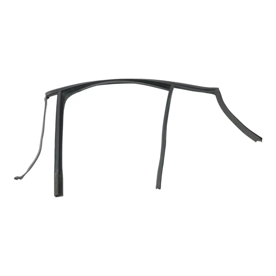 VW Tiguan 5N Rear Window Frame Guide Rail Seal Left N/S Gasket Chrome - SKU 5N0839431H - Part number 5N0839431H