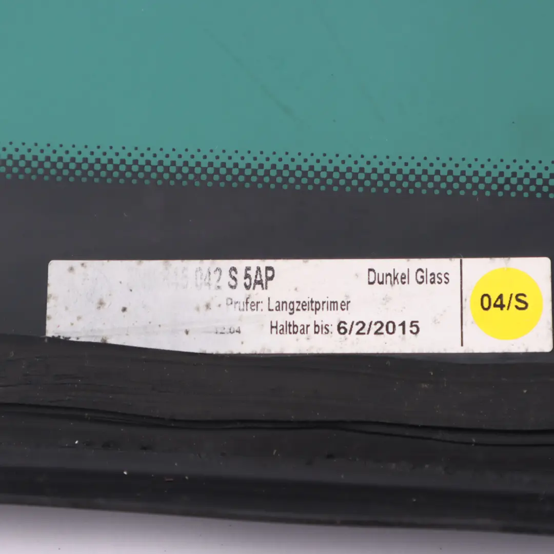 VW Volkswagen Tiguan 5N Rear Right O/S Side Quarter Window Glass AS3 - SKU 5N0845042S - Part number 5N0845042S