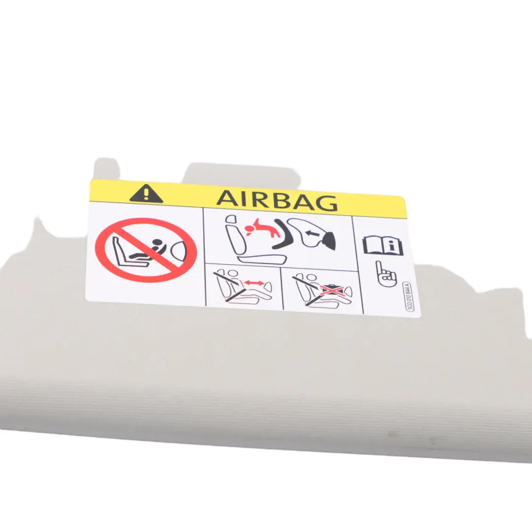 Parasol Izquierdo Panel Espejo Gris Volkswagen Tiguan 5N - SKU 5N0857551R - Número de pieza 5N0857551R