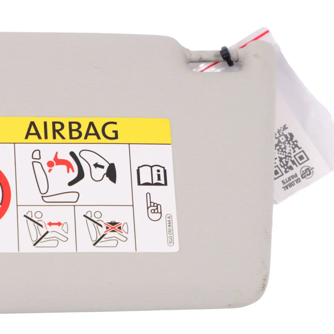 Volkswagen Tiguan 5N Sonnenblende links Spiegel Panel grau - SKU 5N0857551R - Teilenummer 5N0857551R