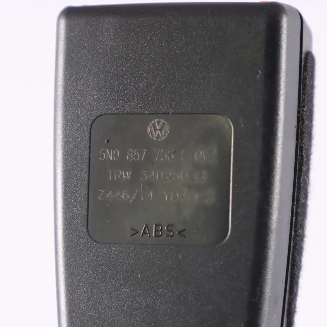 Buckle Front Right O/S Latch Catch to Volkswagen Tiguan 5N Seat with Part number 5N0857756K Volkswagen Tiguan 5N Seat Buckle Front Right O/S Latch Catch - SKU 5N0857756K - Part number 5N0857756K