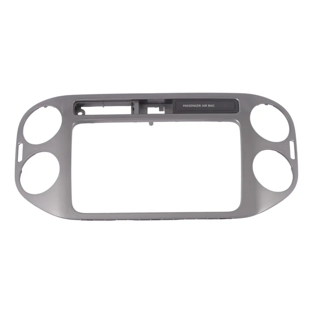 VW Tiguan 5N Dashboard Air Vent Radio Head Unit Center Trim Panel - SKU 5N0858069J - Part number 5N0858069J