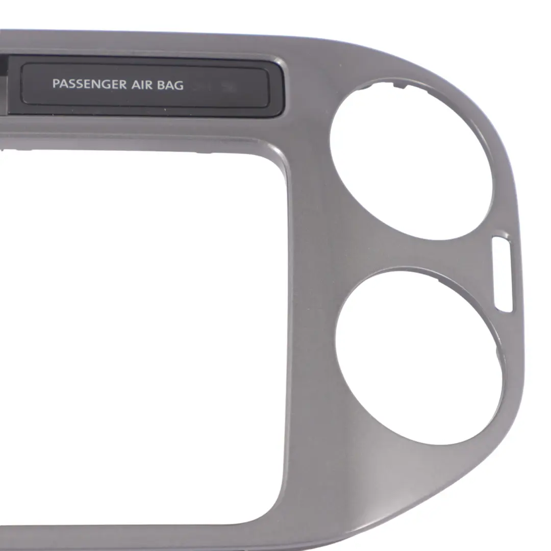 VW Tiguan 5N Dashboard Air Vent Radio Head Unit Center Trim Panel - SKU 5N0858069J - Part number 5N0858069J