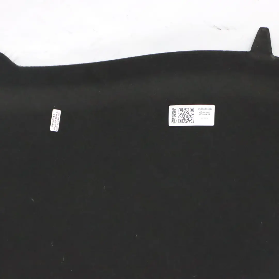 Volkswagen Tiguan 5N Hood Bonnet Insulation Panel Trim Covering - SKU 5N0863831B - Part number 5N0863831B