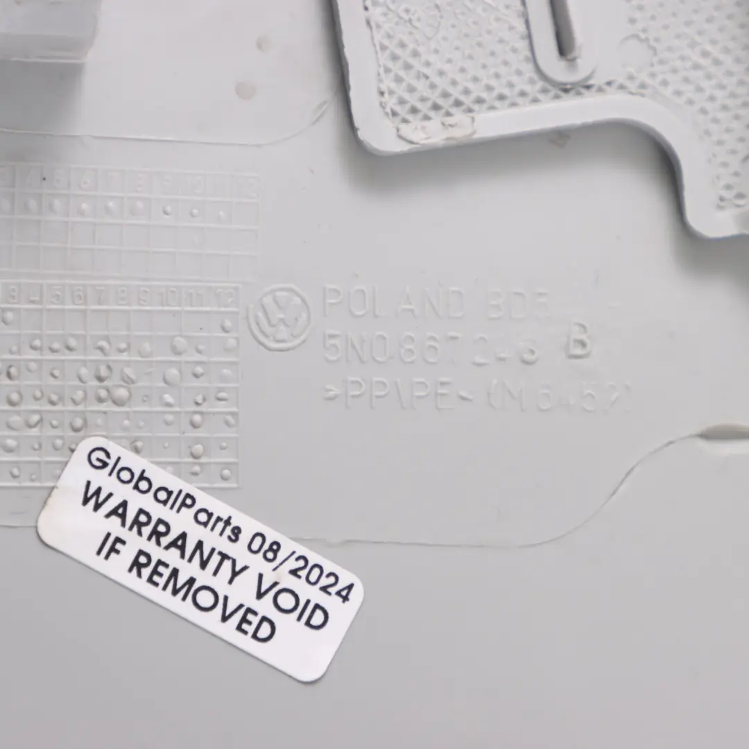 Volkswagen Tiguan 5N Osłona Słupka B Beżowa Lewa - SKU 5N0867243B - Numer Części 5N0867243B