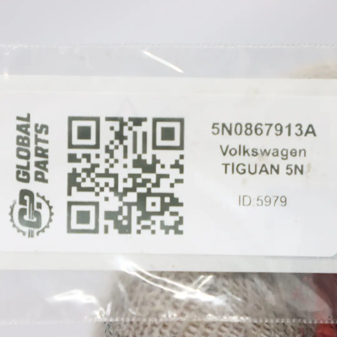 Volkswagen Tiguan 5N Junta Puerta Trasera Izquierda Derecha Goma - SKU 5N0867913A - Número de pieza 5N0867913A