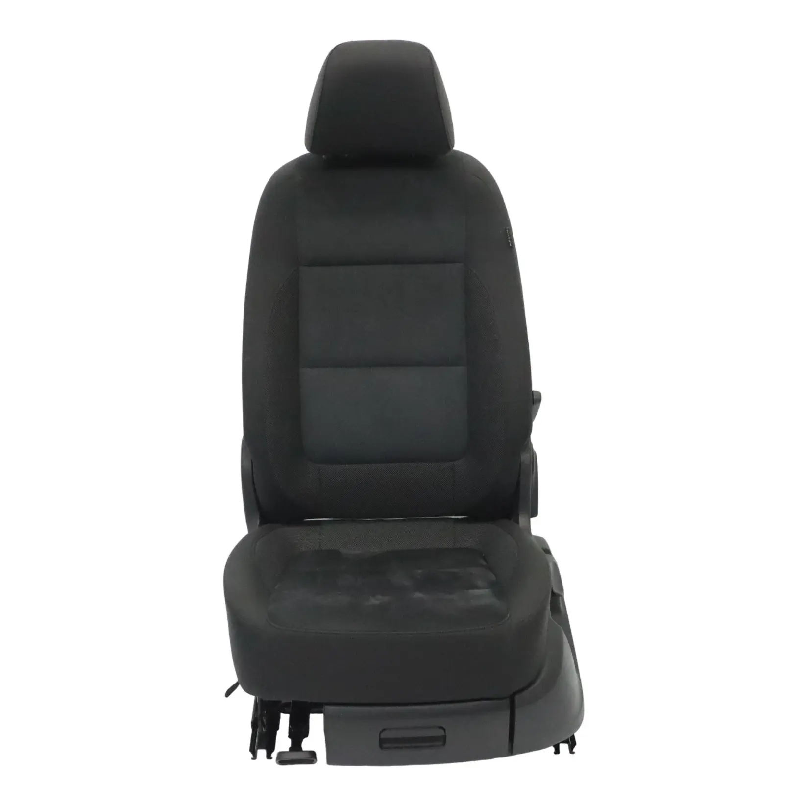 Volkswagen Tiguan 5N Sedile anteriore sinistro Nero Titan Tessuto Interno Panno