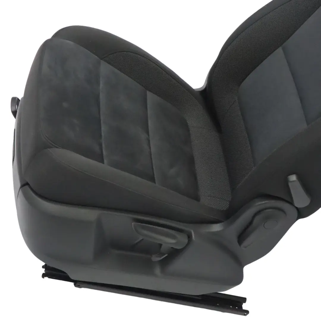 VW Volkswagen Tiguan 5N Front Left N/S Seat Black Titan Fabric Cloth Interior - SKU 5N0881805GF-1 - Part number 5N0881805GF