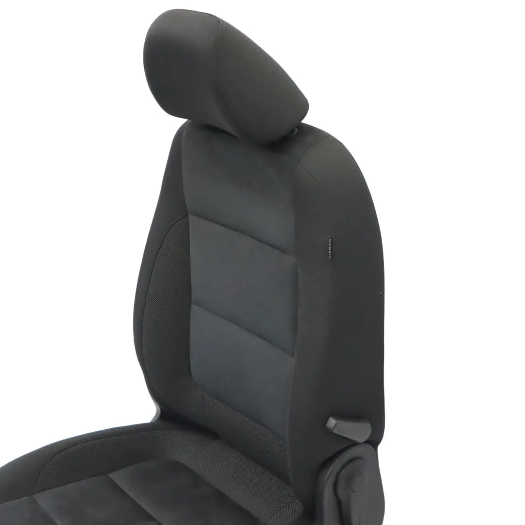 VW Volkswagen Tiguan 5N Front Left N/S Seat Black Titan Fabric Cloth Interior - SKU 5N0881805GF-1 - Part number 5N0881805GF