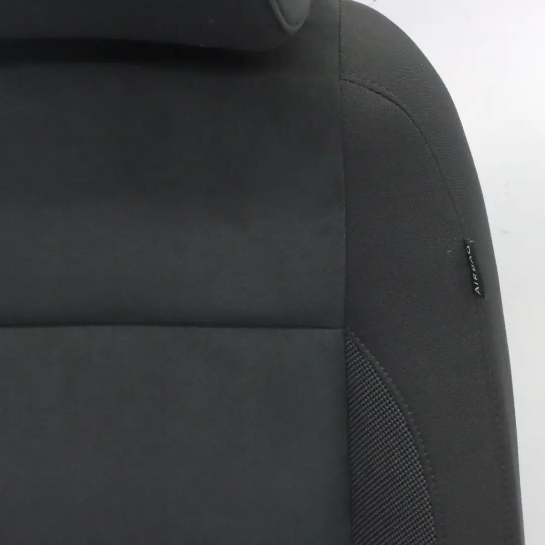 VW Volkswagen Tiguan 5N Front Left N/S Seat Black Titan Fabric Cloth Interior - SKU 5N0881805GF-1 - Part number 5N0881805GF
