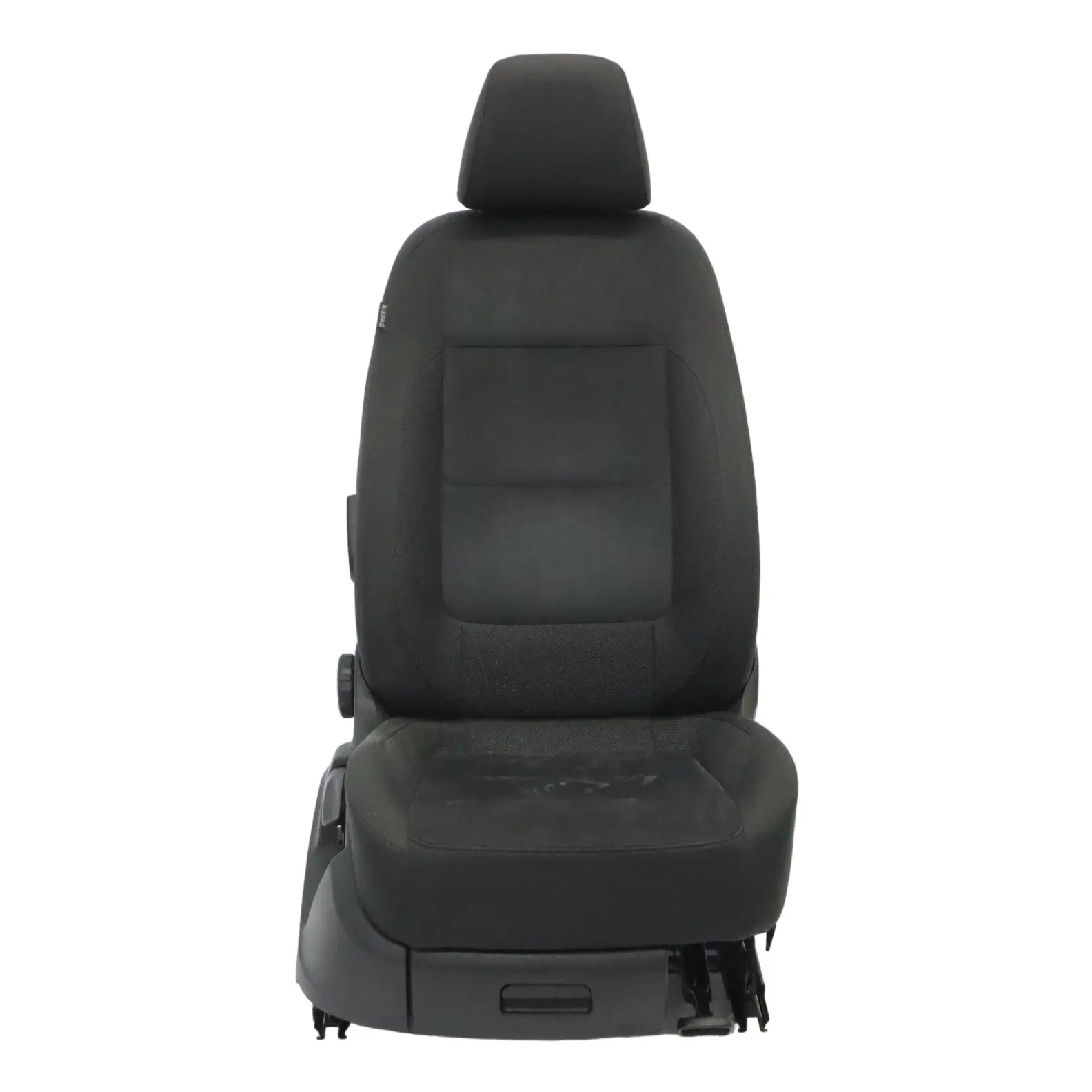 VW Volkswagen Tiguan 5N Front Right O/S Seat Black Titan Fabric Cloth Interior
