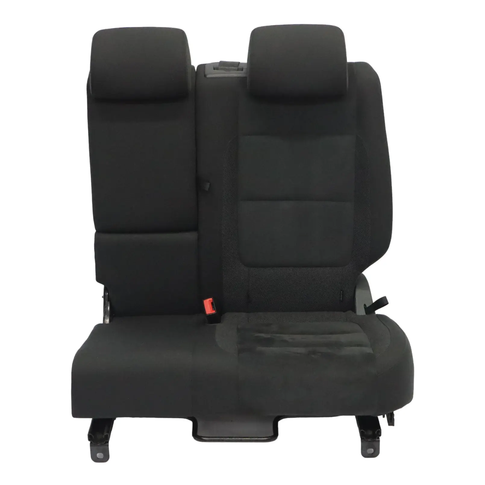 Volkswagen Tiguan 5N Sedile posteriore sinistro Nero Titan Tessuto Interno Panno
