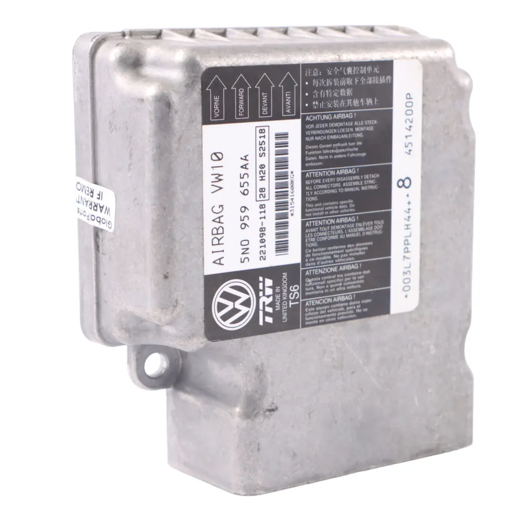 Volkswagen Tiguan 5N Modulo aria Unità di controllo Modulo ECU - SKU 5N0959655A - Numero di parte 5N0959655A