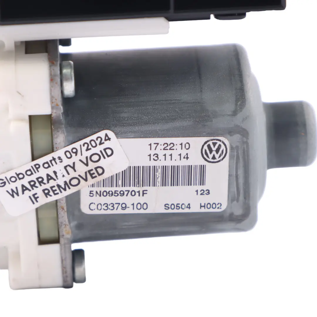 Volkswagen Tiguan 5N Window Regulator Power Lifter Front Motor - SKU 5N0959701J - Part number 5N0959701J