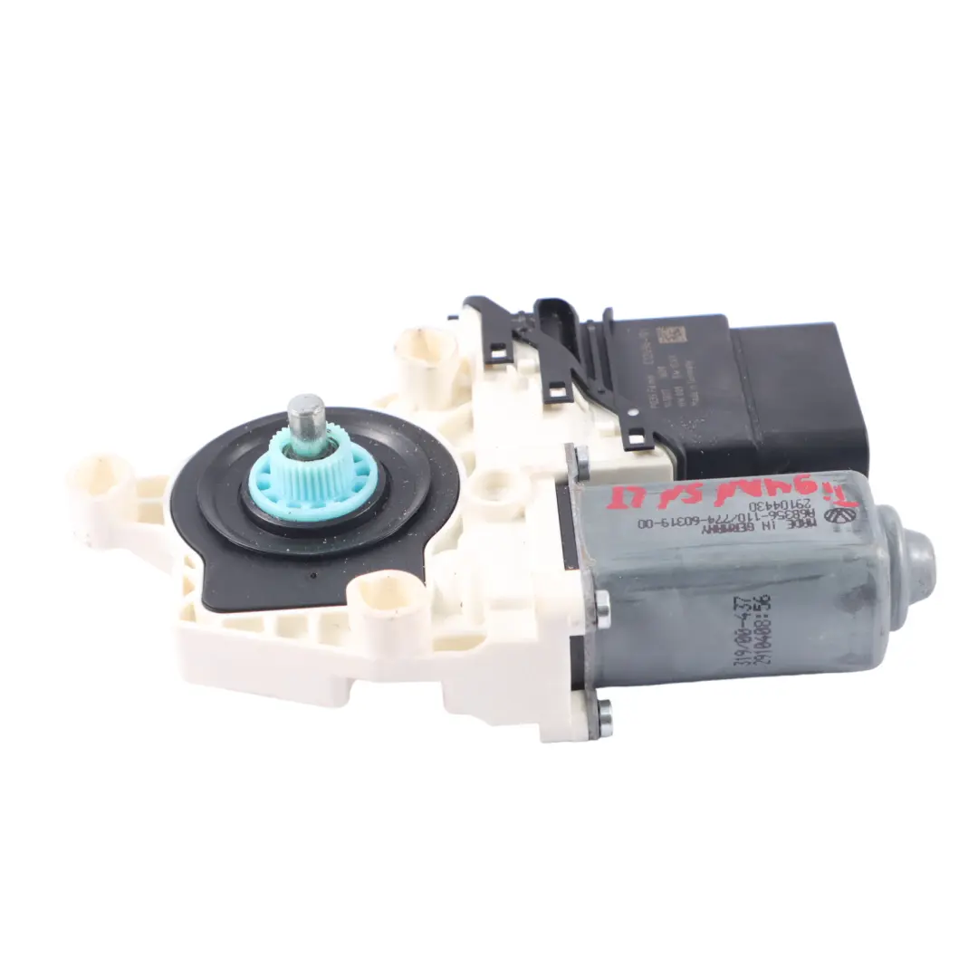 Window Lifter Regulator Motor Rear Left N/S to Volkswagen Tiguan 5N with Part number 5N0959703F Volkswagen Tiguan 5N Window Lifter Regulator Motor Rear Left N/S - SKU 5N0959703F - Part number 5N0959703F